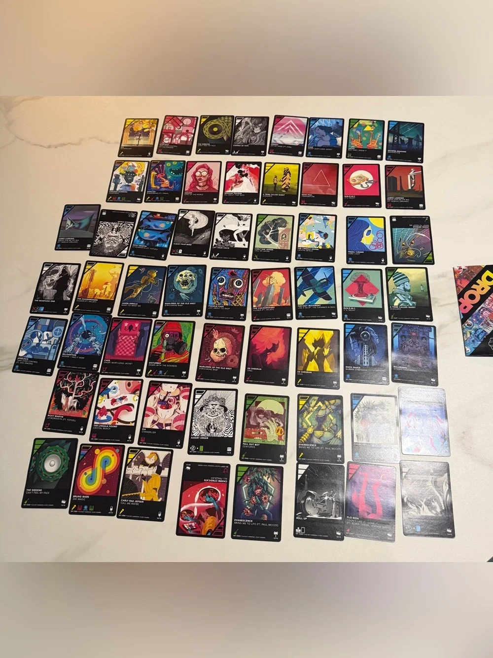 Hasbro DropMix Music Mixing Gaming System 59 Original Cards
